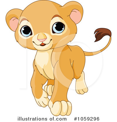 Royalty-Free (RF) Lion Clipart Illustration by Pushkin - Stock Sample #1059296