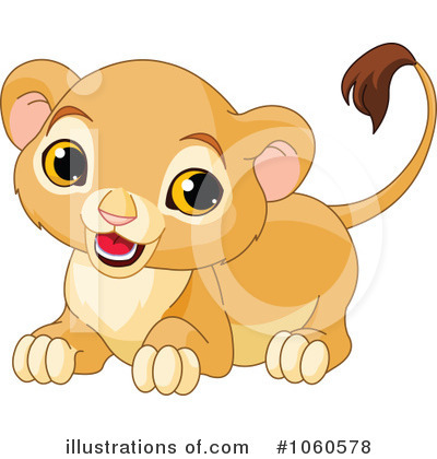 Royalty-Free (RF) Lion Clipart Illustration by Pushkin - Stock Sample #1060578