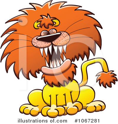 Royalty-Free (RF) Lion Clipart Illustration by Zooco - Stock Sample #1067281