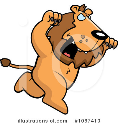 Royalty-Free (RF) Lion Clipart Illustration by Cory Thoman - Stock Sample #1067410