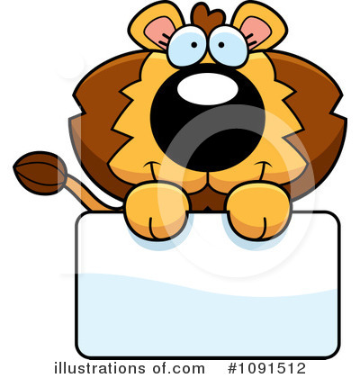 Royalty-Free (RF) Lion Clipart Illustration by Cory Thoman - Stock Sample #1091512