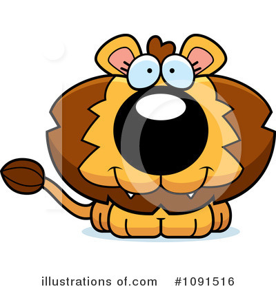 Male Lion Clipart #1091516 by Cory Thoman