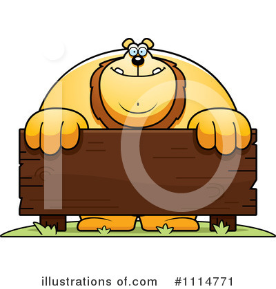 Male Lion Clipart #1114771 by Cory Thoman