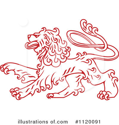 Royalty-Free (RF) Lion Clipart Illustration by Vector Tradition SM - Stock Sample #1120091