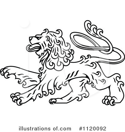 Royalty-Free (RF) Lion Clipart Illustration by Vector Tradition SM - Stock Sample #1120092