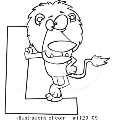 Royalty-Free (RF) Lion Clipart Illustration by toonaday - Stock Sample #1129109