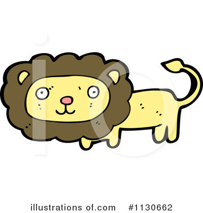 Royalty-Free (RF) Lion Clipart Illustration by lineartestpilot - Stock Sample #1130662