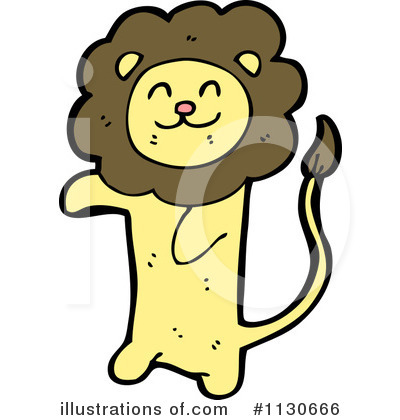 Royalty-Free (RF) Lion Clipart Illustration by lineartestpilot - Stock Sample #1130666