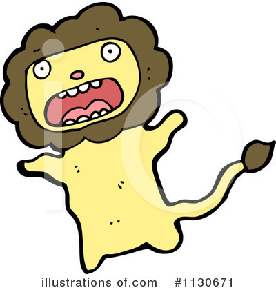 Royalty-Free (RF) Lion Clipart Illustration by lineartestpilot - Stock Sample #1130671