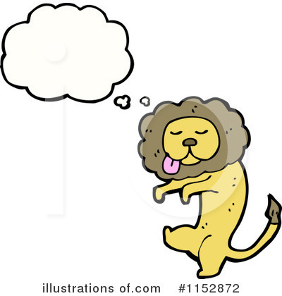 Royalty-Free (RF) Lion Clipart Illustration by lineartestpilot - Stock Sample #1152872