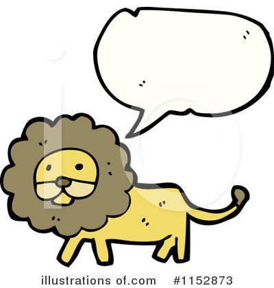 Royalty-Free (RF) Lion Clipart Illustration by lineartestpilot - Stock Sample #1152873