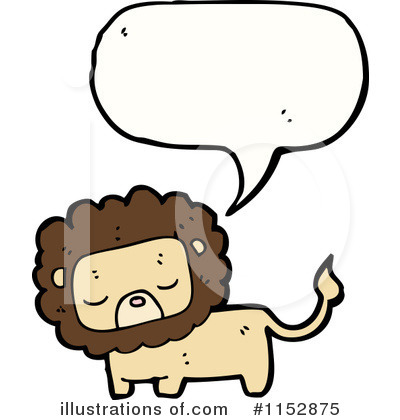 Royalty-Free (RF) Lion Clipart Illustration by lineartestpilot - Stock Sample #1152875