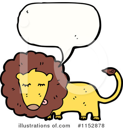 Royalty-Free (RF) Lion Clipart Illustration by lineartestpilot - Stock Sample #1152878