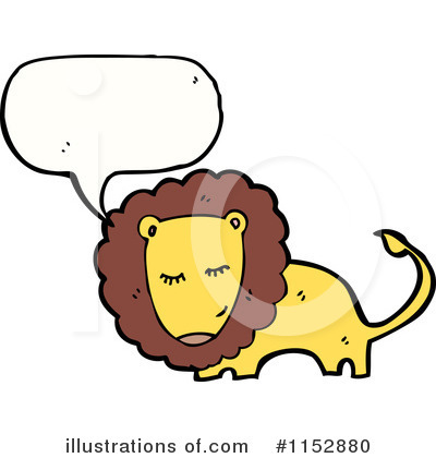 Royalty-Free (RF) Lion Clipart Illustration by lineartestpilot - Stock Sample #1152880