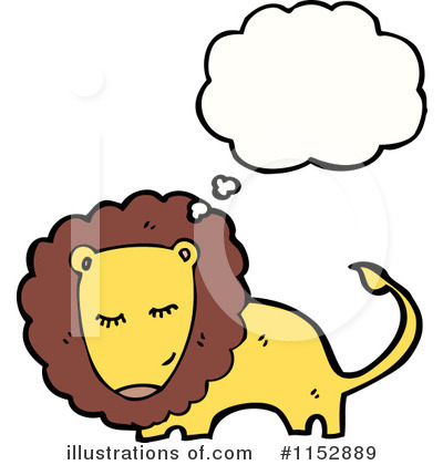 Royalty-Free (RF) Lion Clipart Illustration by lineartestpilot - Stock Sample #1152889
