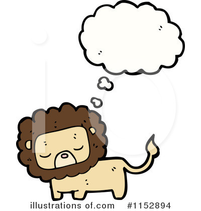 Royalty-Free (RF) Lion Clipart Illustration by lineartestpilot - Stock Sample #1152894