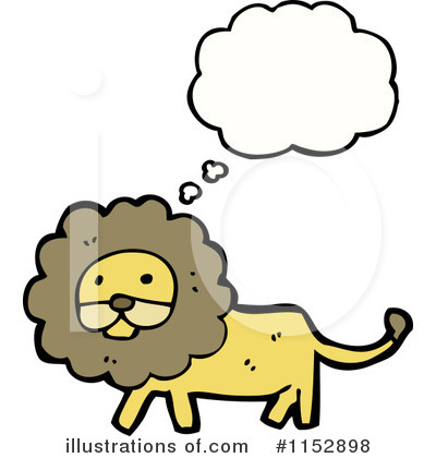 Royalty-Free (RF) Lion Clipart Illustration by lineartestpilot - Stock Sample #1152898