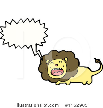 Royalty-Free (RF) Lion Clipart Illustration by lineartestpilot - Stock Sample #1152905