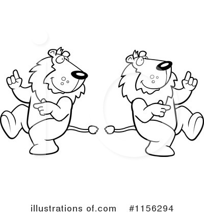 Royalty-Free (RF) Lion Clipart Illustration by Cory Thoman - Stock Sample #1156294
