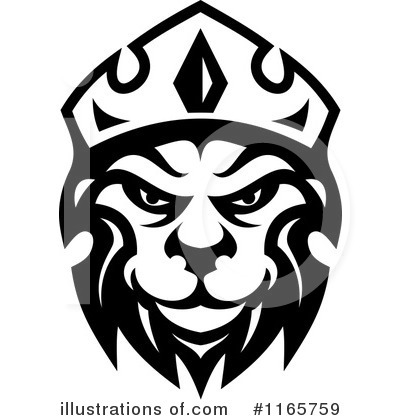 Heraldic Lion Clipart #1165759 by Vector Tradition SM