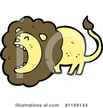 Royalty-Free (RF) Lion Clipart Illustration by lineartestpilot - Stock Sample #1168144