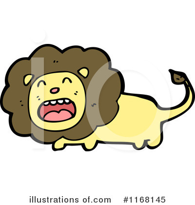 Royalty-Free (RF) Lion Clipart Illustration by lineartestpilot - Stock Sample #1168145