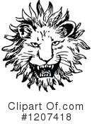 Lion Clipart #1207418 by Prawny Vintage