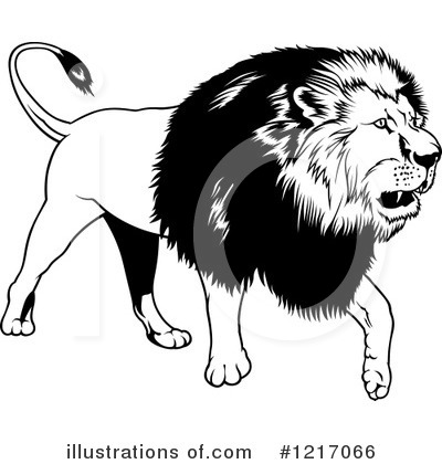 Royalty-Free (RF) Lion Clipart Illustration by dero - Stock Sample #1217066