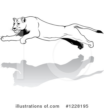Royalty-Free (RF) Lion Clipart Illustration by dero - Stock Sample #1228195