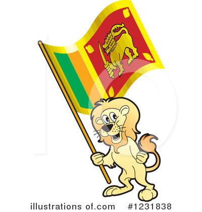 Royalty-Free (RF) Lion Clipart Illustration by Lal Perera - Stock Sample #1231838