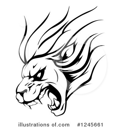 Lion Clipart #1245661 by AtStockIllustration