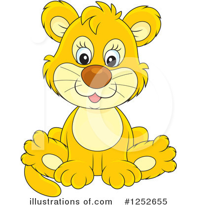 Lion Cub Clipart #1252655 by Alex Bannykh