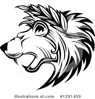 Royalty-Free (RF) Lion Clipart Illustration by Vector Tradition SM - Stock Sample #1291459