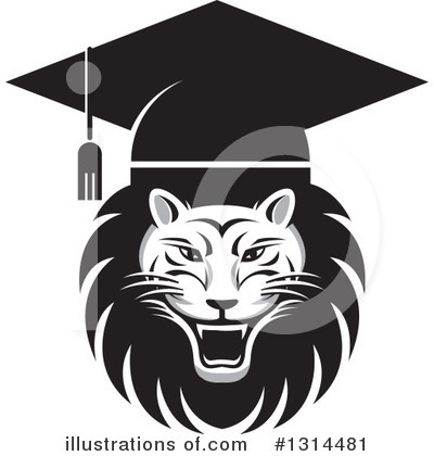 Royalty-Free (RF) Lion Clipart Illustration by Lal Perera - Stock Sample #1314481