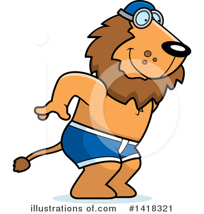 Swimmer Clipart #1418321 by Cory Thoman