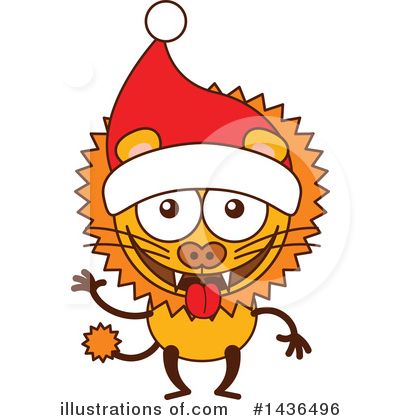 Royalty-Free (RF) Lion Clipart Illustration by Zooco - Stock Sample #1436496