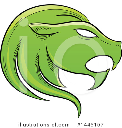 Royalty-Free (RF) Lion Clipart Illustration by cidepix - Stock Sample #1445157