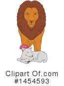 Lion Clipart #1454593 by patrimonio