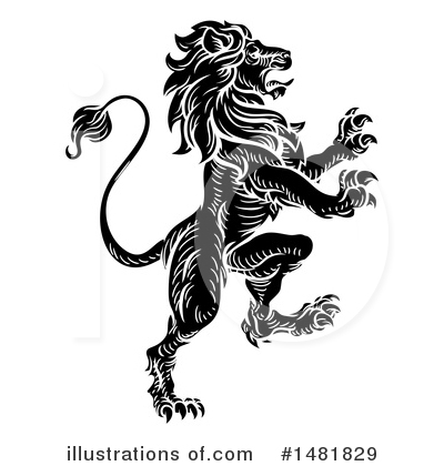 Royalty-Free (RF) Lion Clipart Illustration by AtStockIllustration - Stock Sample #1481829
