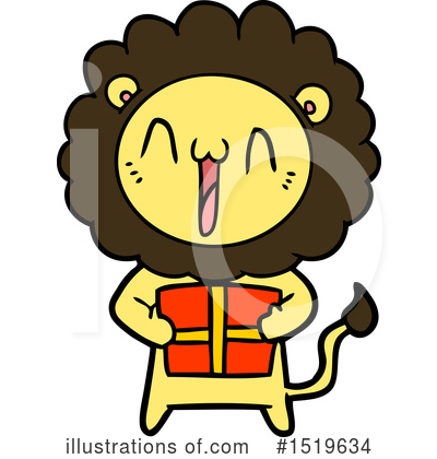 Royalty-Free (RF) Lion Clipart Illustration by lineartestpilot - Stock Sample #1519634