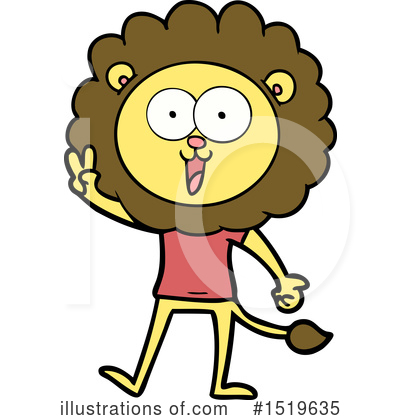 Royalty-Free (RF) Lion Clipart Illustration by lineartestpilot - Stock Sample #1519635