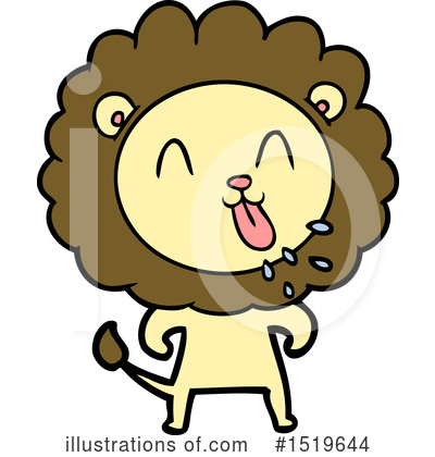 Royalty-Free (RF) Lion Clipart Illustration by lineartestpilot - Stock Sample #1519644