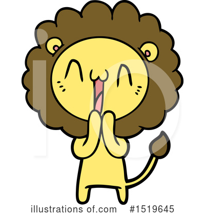 Royalty-Free (RF) Lion Clipart Illustration by lineartestpilot - Stock Sample #1519645