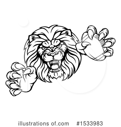 Royalty-Free (RF) Lion Clipart Illustration by AtStockIllustration - Stock Sample #1533983