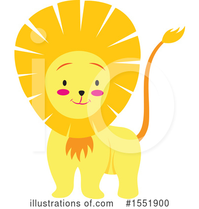 Royalty-Free (RF) Lion Clipart Illustration by Cherie Reve - Stock Sample #1551900