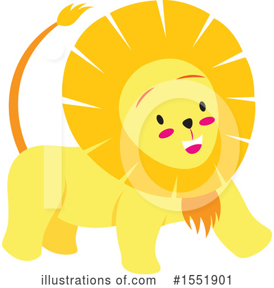 Lion Clipart #1551901 by Cherie Reve