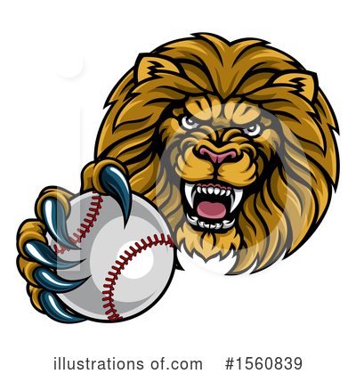 Royalty-Free (RF) Lion Clipart Illustration by AtStockIllustration - Stock Sample #1560839