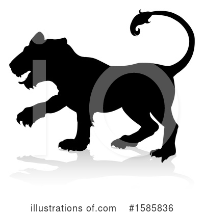 Lioness Clipart #1585836 by AtStockIllustration
