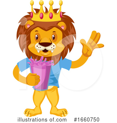 Royalty-Free (RF) Lion Clipart Illustration by Morphart Creations - Stock Sample #1660750