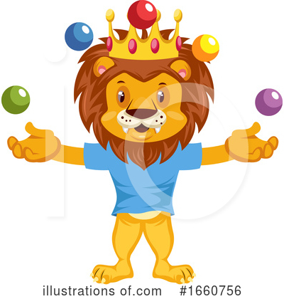 Royalty-Free (RF) Lion Clipart Illustration by Morphart Creations - Stock Sample #1660756